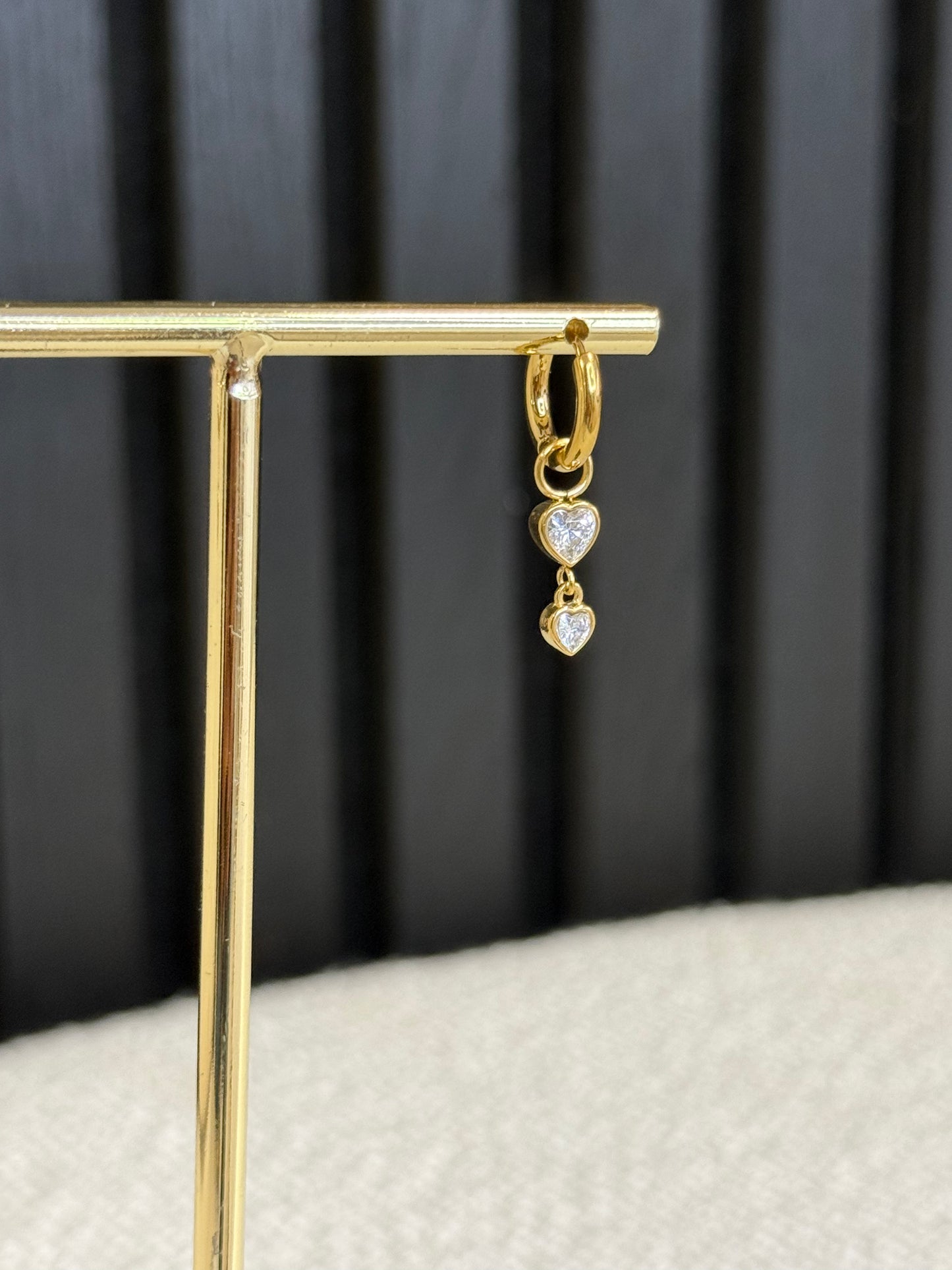 double love hoops gold | one piece