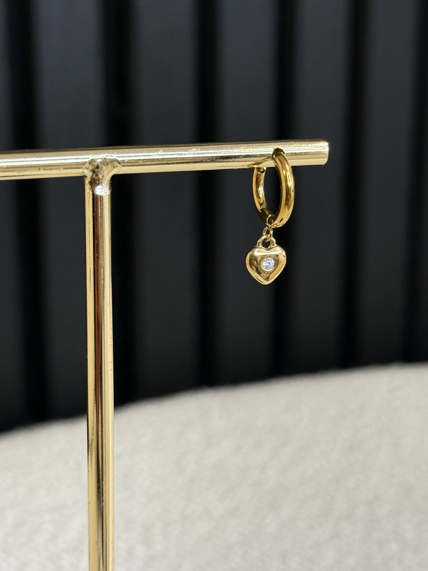 little diamond love hoops gold | one piece