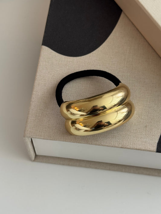 Hair Tie Double Gold