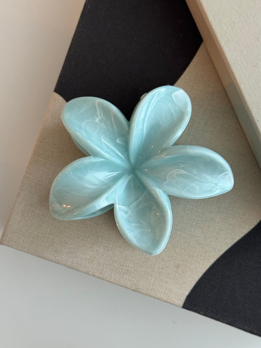 Flower Hairclip Blue