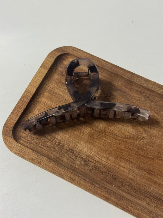 CURLY LEO HAIRCLIP GREY