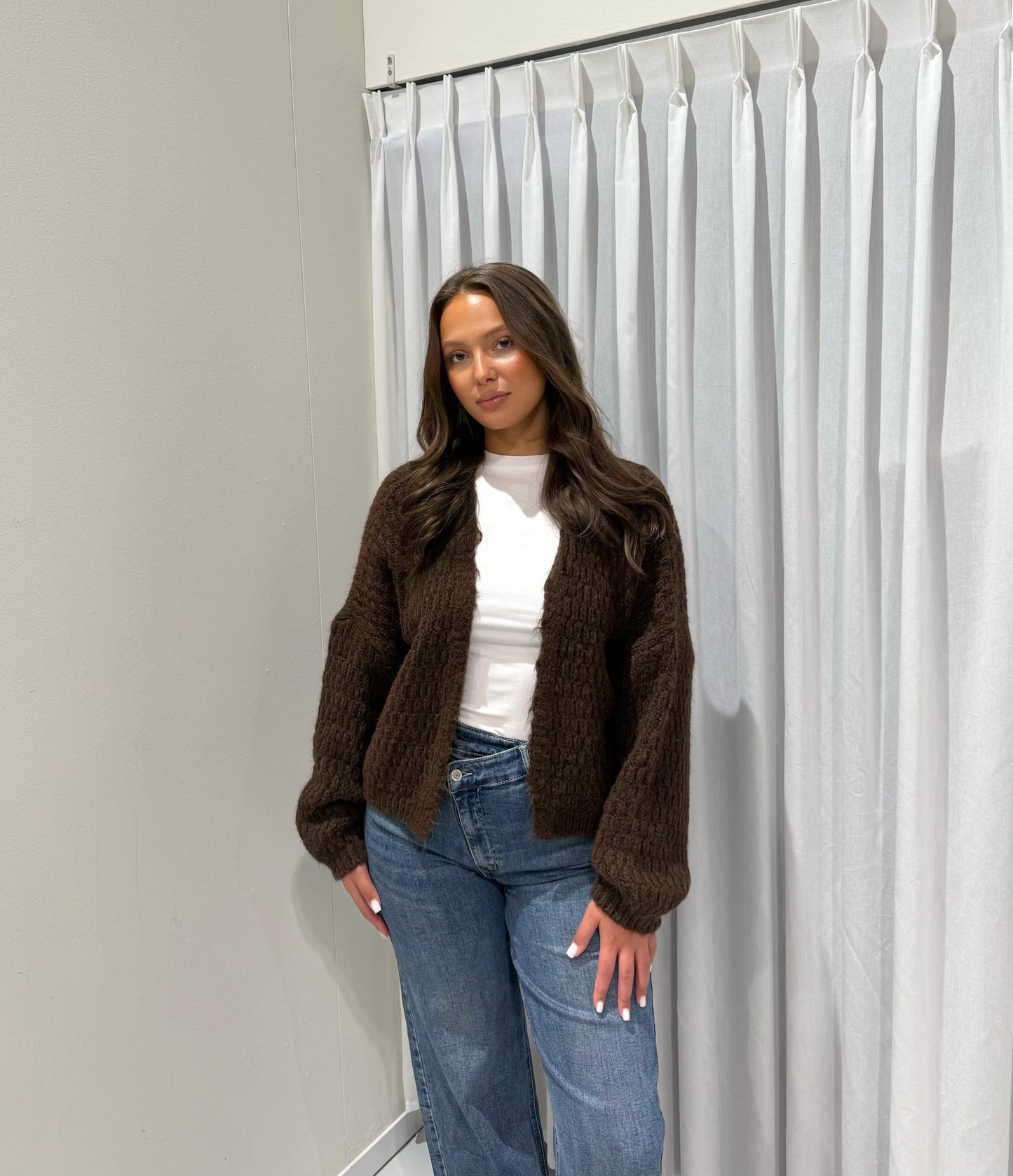 Knitted Cardigan Choco