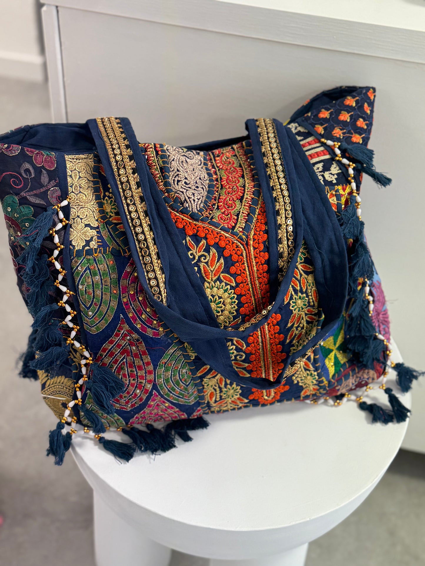 Ibiza Beach Bag Dark Blue