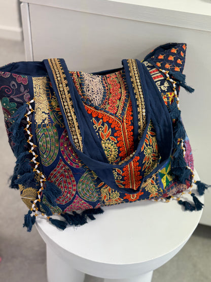 Ibiza Beach Bag Dark Blue