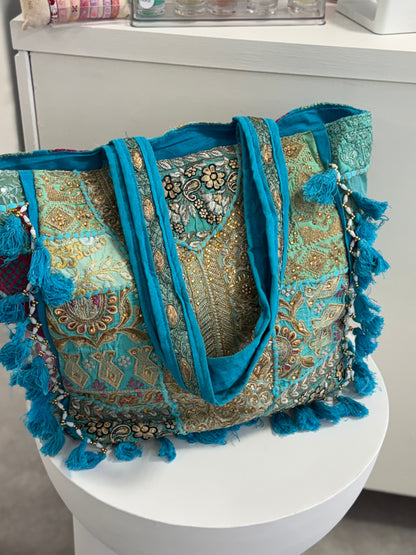 Ibiza Beach Bag Aqua