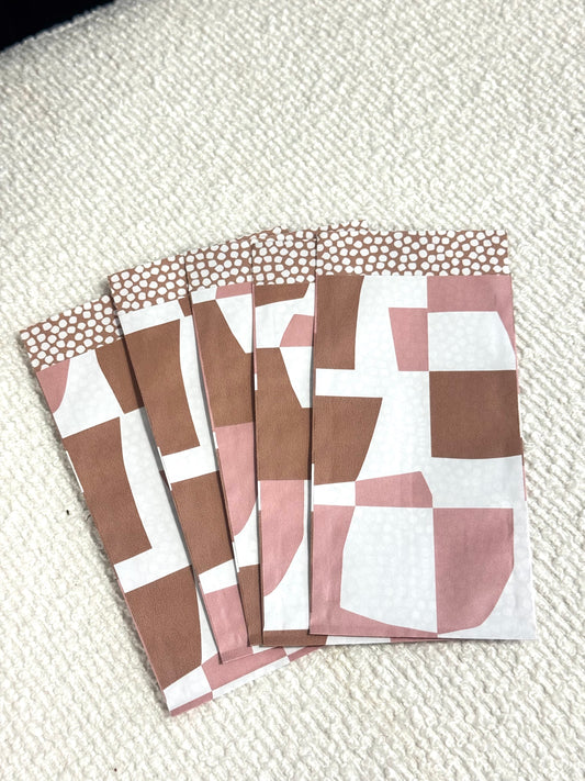 PINK MOSAIC CADEAUZAKJE | 7x13 CM