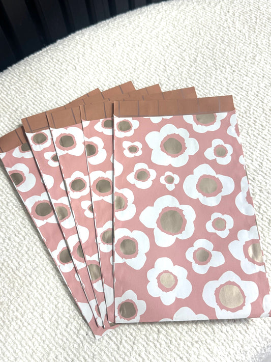 RETRO FLOWERS CADEAUZAKJE | 12x19 CM