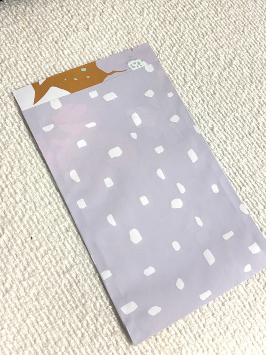 LILA DOTS CADEAUZAKJE | 12x19 CM