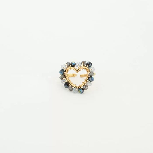 Bead Mix Ring Black