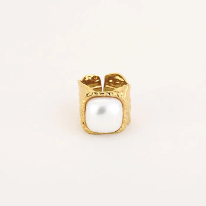 Big Stone Ring Gold