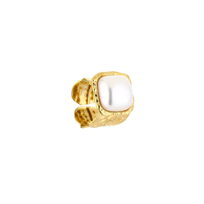 Big Stone Ring Gold