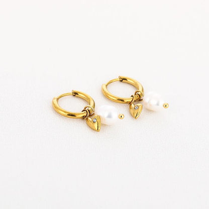 pearly love hoops gold