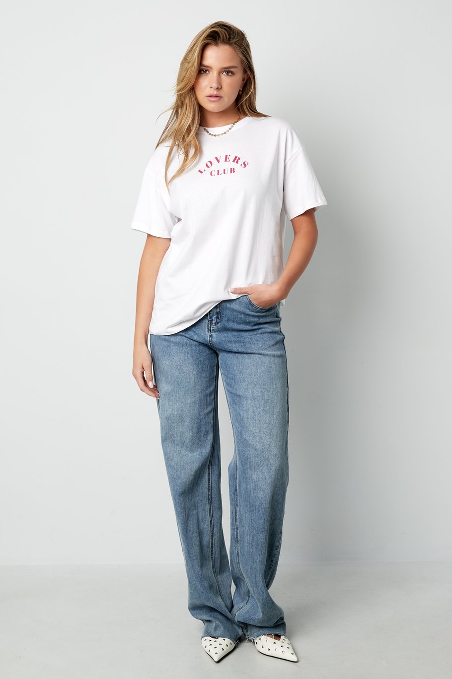Lovers Club T-Shirt Pink