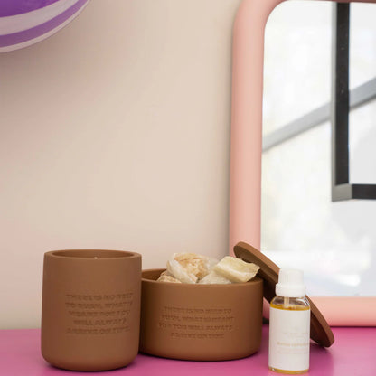 cemented candle | there is no need to