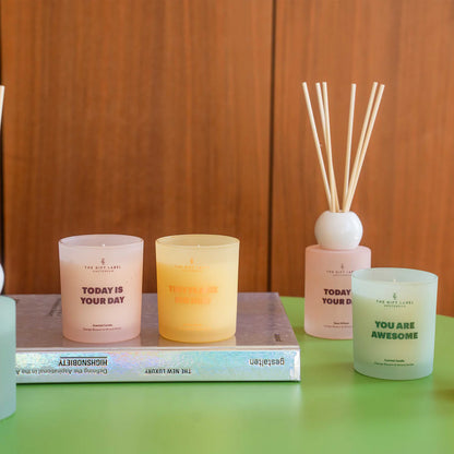 frosted reed diffuser | today is your day