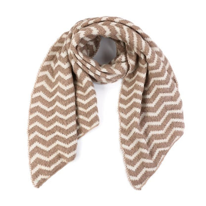 WAVY SCARF KHAKI