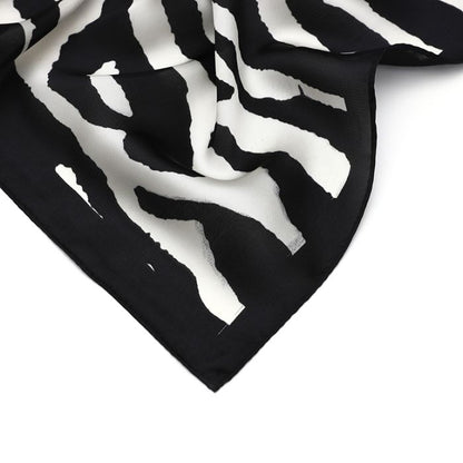 MINI SCARF BLACK ZEBRA