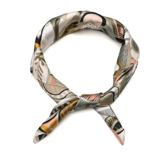 mini scarf green mix