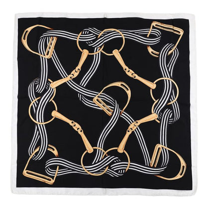 mini scarf black mix