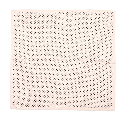mini scarf beige polkadot