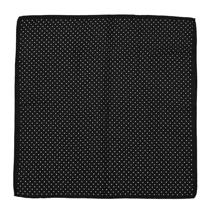 mini scarf black polkadot
