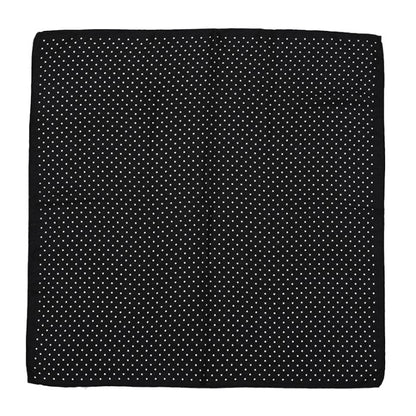 mini scarf black polkadot