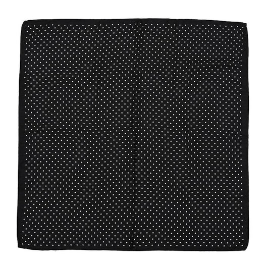 mini scarf black polkadot