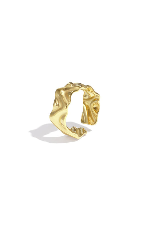 Structured Ring Gold
