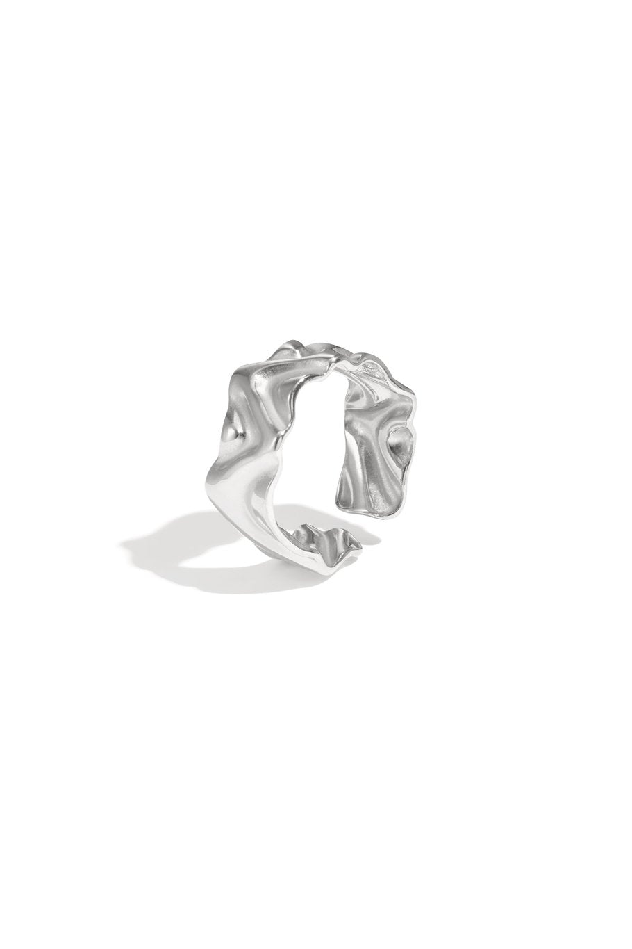 Structured Ring Silver