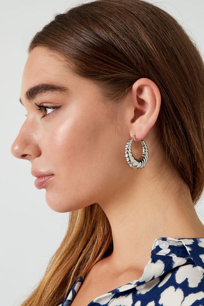 Twisted Hoops Gold