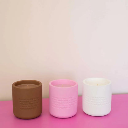 cemented candle | there is no need to