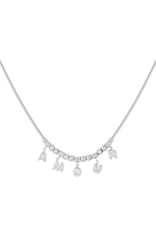 Amour Necklace Silver
