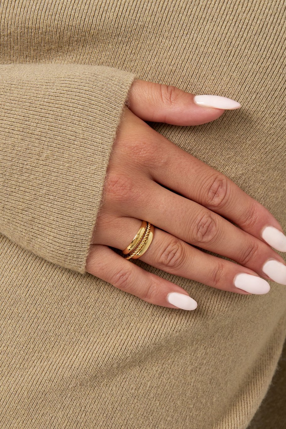 Triple Rings Gold