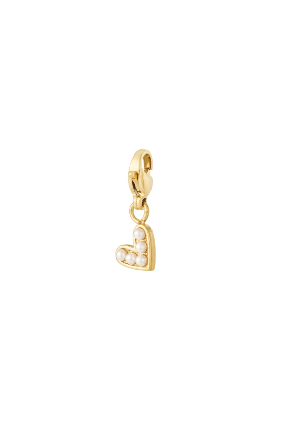 Mini Pearly Heart Gold