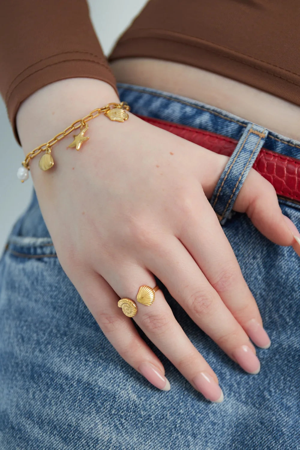 beach ring gold