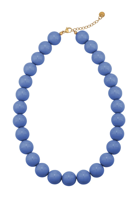 bead necklace dark blue