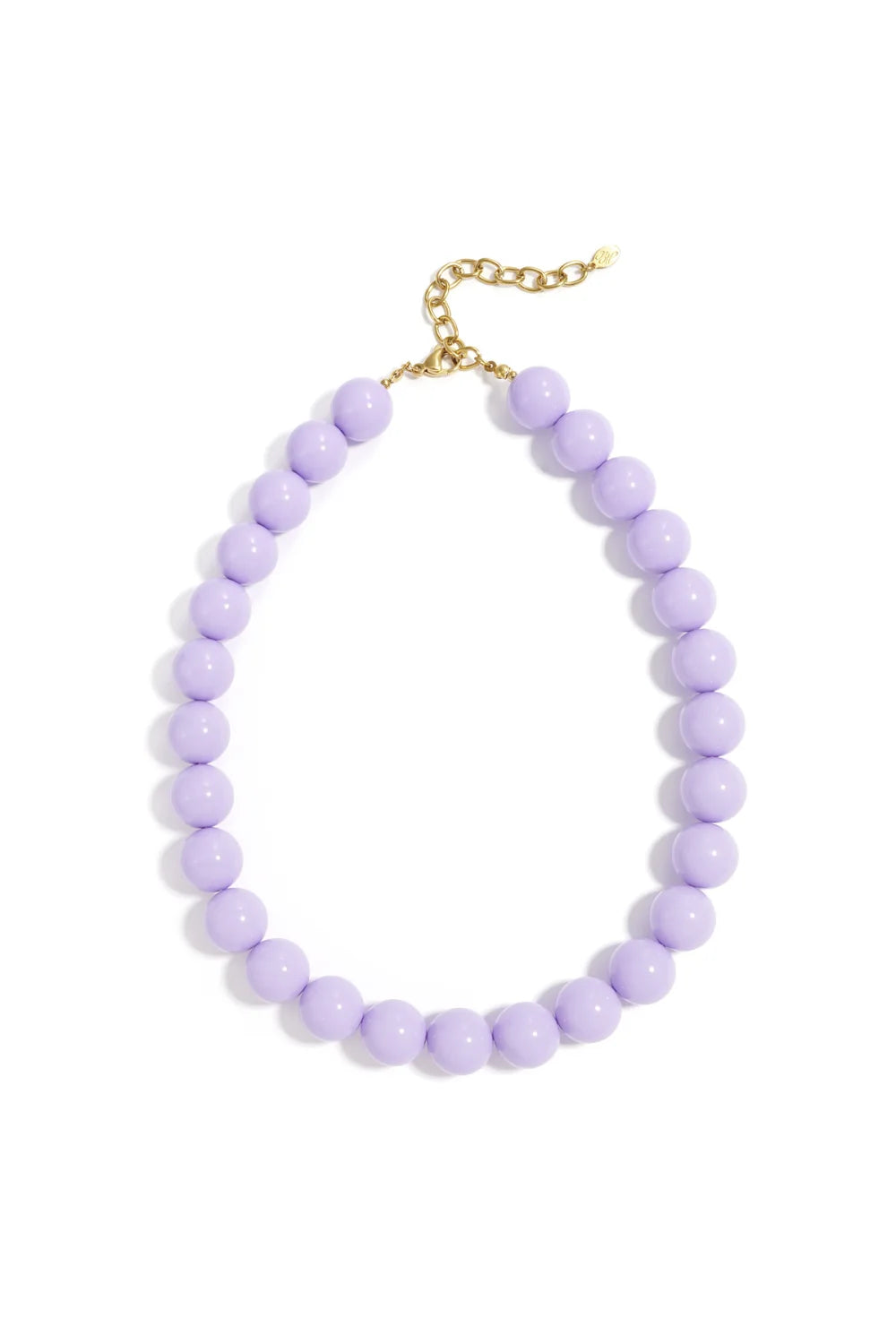 bead necklace lila