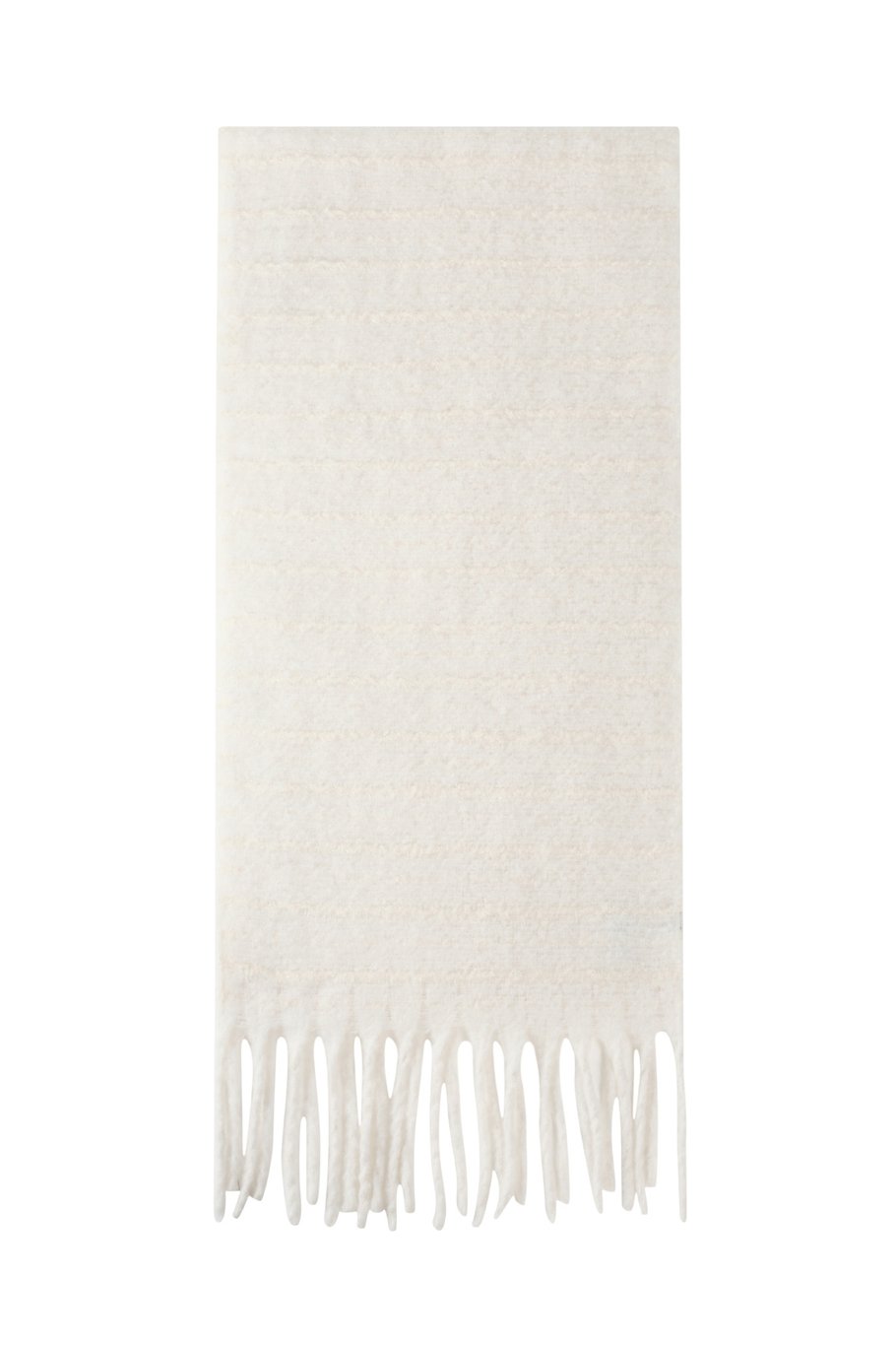 Stripe Scarf White