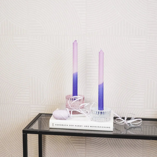 GLASS CLEAR KANDELAAR