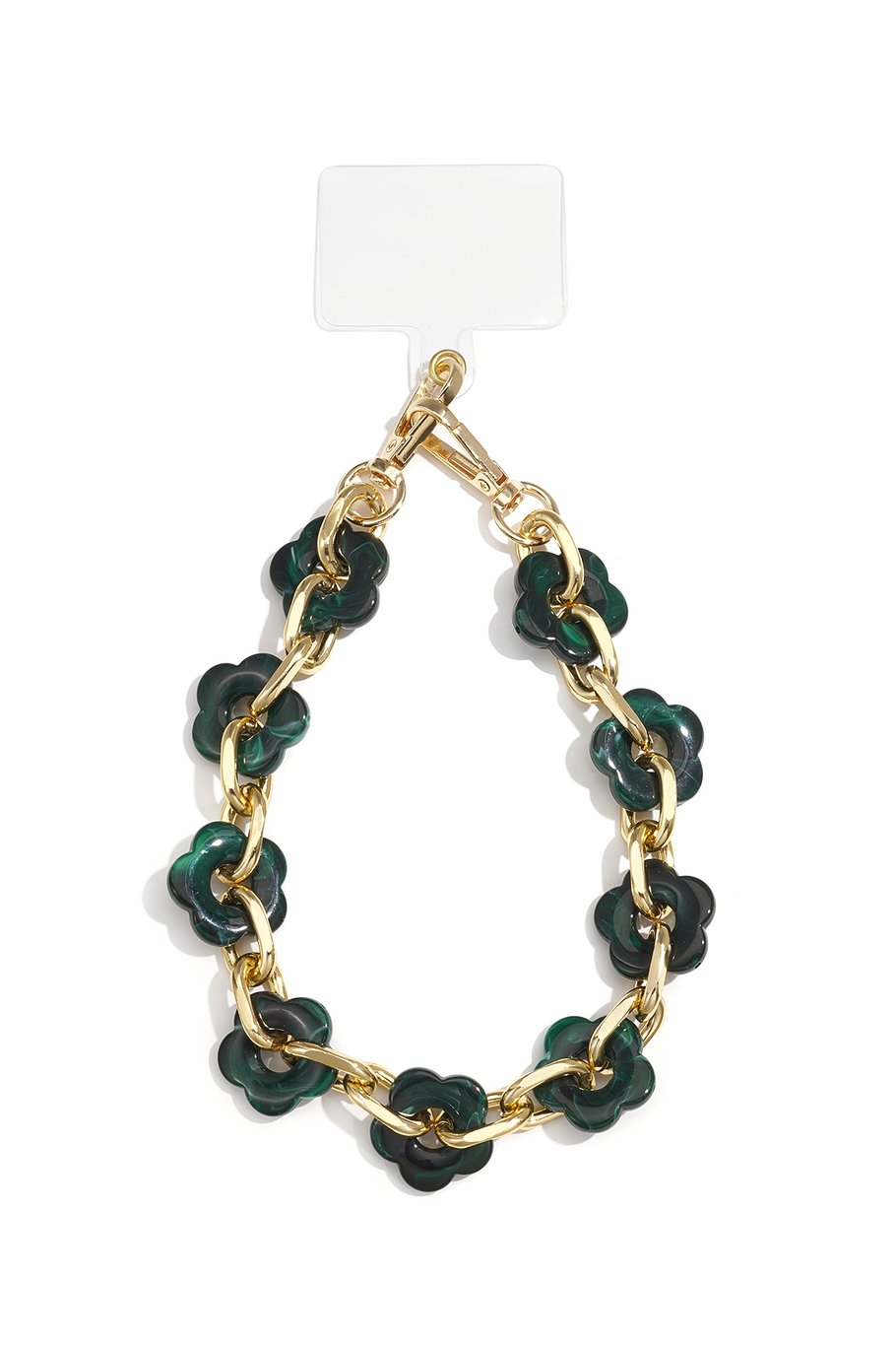 FLOWER PHONE CORD GREEN