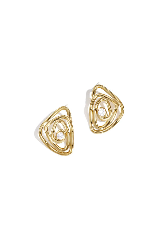 hypnose earstuds gold