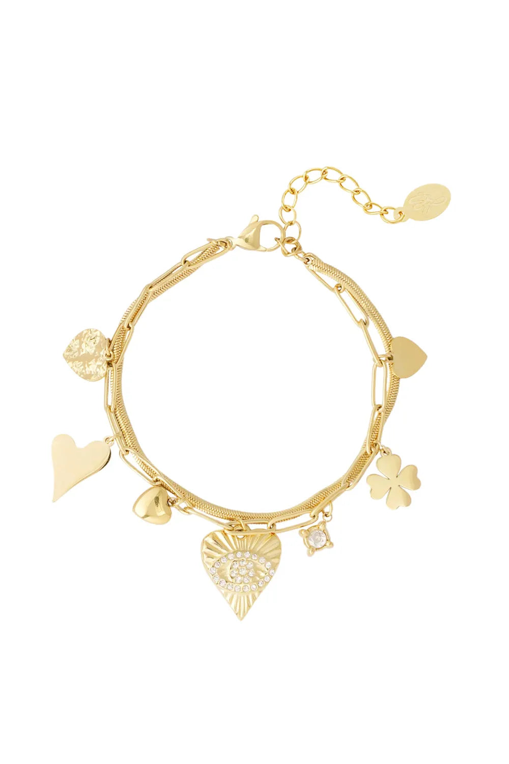 charm bracelet gold