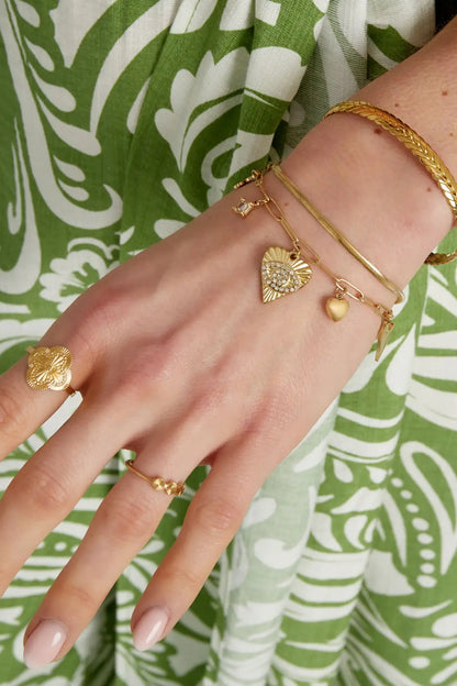charm bracelet gold