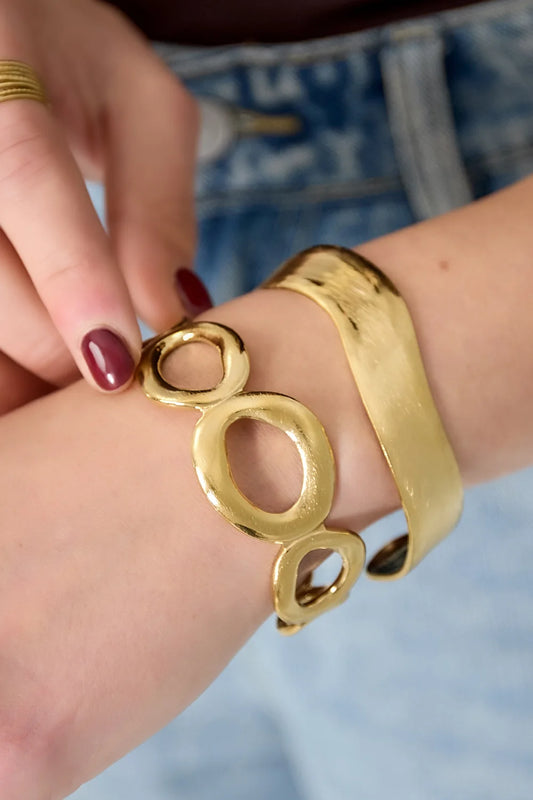 chunky bangle gold