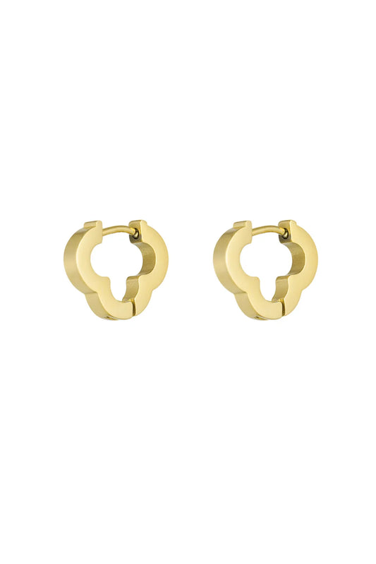 clover hoops gold