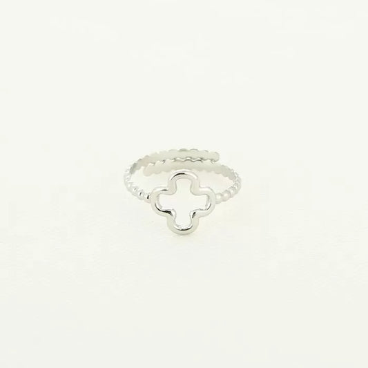 Clover Ring Silver