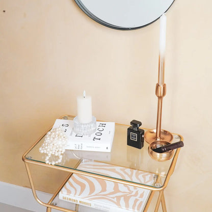 GLASS CLEAR KANDELAAR