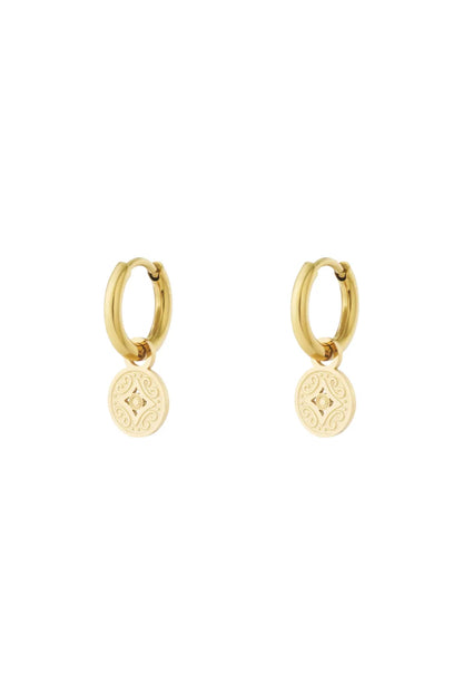 coin hoops gold