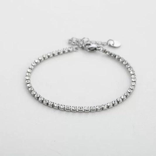Diamond Bracelet Silver