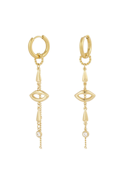 diamond lip hoops gold
